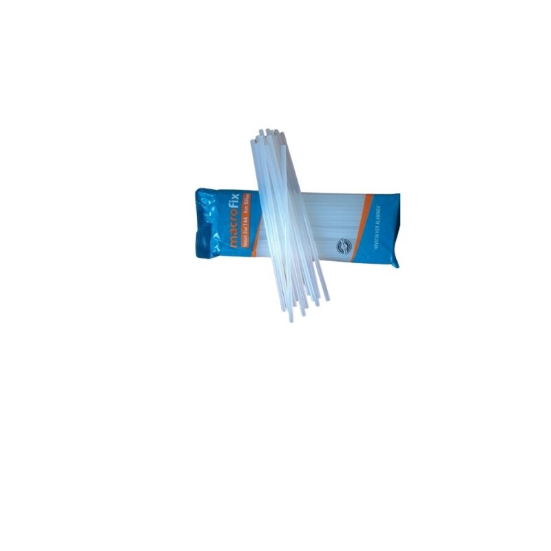 Macrofix   Mum  Silikon   Çubuk İnce  Şeffaf  7,4mmX30cm  -1KG