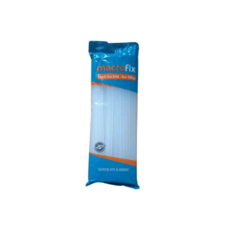 Macrofix   Mum  Silikon   Çubuk İnce  Şeffaf  7,4mmX30cm  -1KG