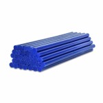 Mavi  Silikon Mum Çubuk Kalın 11mmx 30cm 1KG