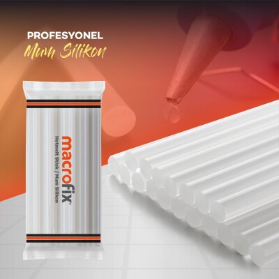 Macrofix Mum Silikon  Çubuk Kalın    11mmX30cm     1- KG