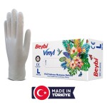 Beybi  Vinil Pudrasız Muayene Eldiven MDR 100'lük Kutu