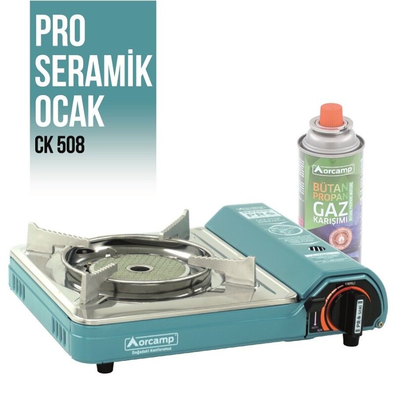 Orcamp Seramik Pro Portatif Ocak  ck-508 mavi