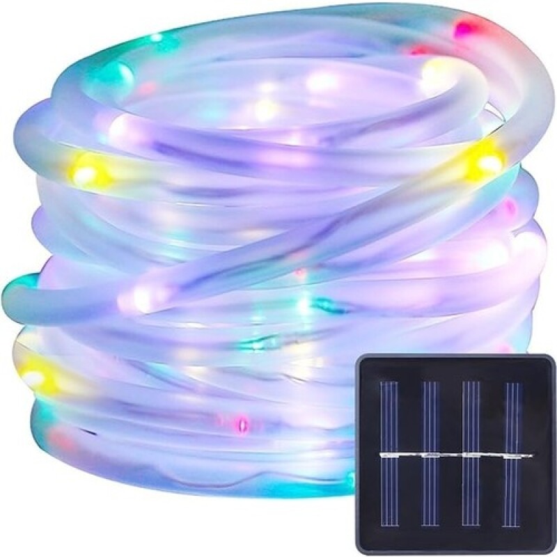 Renkli Solar 100 LED 10METRE Işık Bahçe ve Ağaç Aydınlatma Süsleme Zinciri