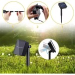 Renkli Solar 100 LED 10METRE Işık Bahçe ve Ağaç Aydınlatma Süsleme Zinciri
